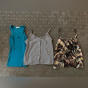 Women’s Lot SHEIN Forever 21 Size S Multicolor Tank Top Spaghetti Strap